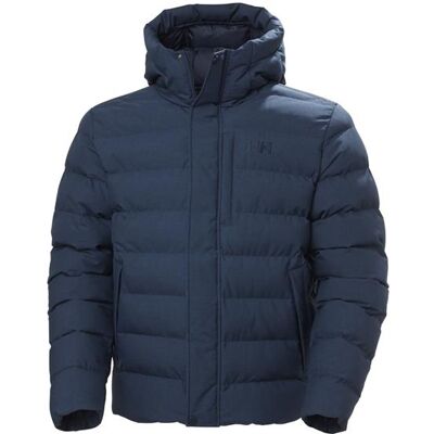 Helly Hansen Mens Alby Puffy Jacket, Navy Melange XL Helly Hansen Mens Alby Puffy Jacket, Navy Melange XL