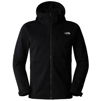 The North Face Mens Diablo Softshell Detachable Hood, Black M The North Face Mens Diablo Softshell Detachable Hood, Black M
