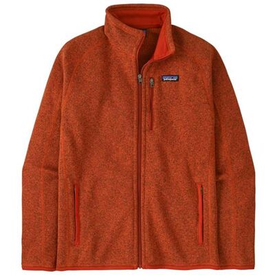 Patagonia Mens Better Sweater Jacket, Coal Orange XL Patagonia Mens Better Sweater Jacket, Coal Orange XL