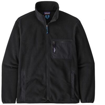 Patagonia Mens Synchilla Fleece Jacket, Black Patagonia Mens Synchilla Fleece Jacket, Black