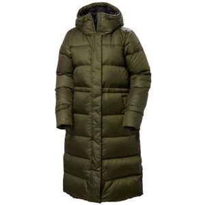 Helly Hansen Womens Essence Long Down Coat, Utility Green L