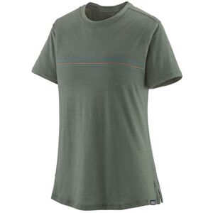 Patagonia Womens Cap Cool Merino Blend Shirt, Hemlock Green XL