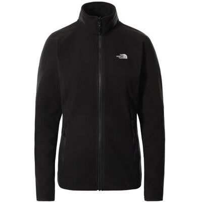 The North Face Womens 100 Glacier FZ, Black The North Face Womens 100 Glacier FZ, Black