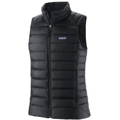 Patagonia Womens Down Sweater Vest, Black L Patagonia Womens Down Sweater Vest, Black L