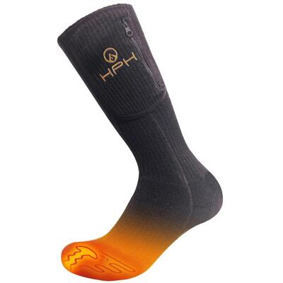 Happyhot Heated Merino Sock Premium 2.0, Black Happyhot Heated Merino Sock Premium 2.0, Black