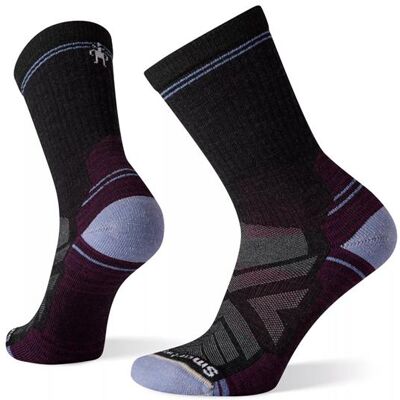 Smartwool Womens Hike Light Cushion Crew Socks, Charcoal Smartwool Womens Hike Light Cushion Crew Socks, Charcoal