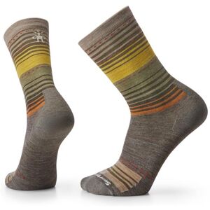 Smartwool Everyday Stitch Stripe Crew Socks, Taupe S