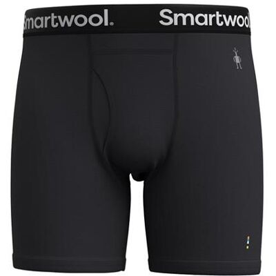 Smartwool Mens Merino Boxer Brief, Black Smartwool Mens Merino Boxer Brief, Black