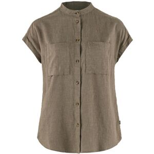 Fjällräven Övik Hemp Shirt S/S Womens, Suede Brown 36,5 Fjällräven Övik Hemp Shirt S/S Womens, Suede Brown 36,5