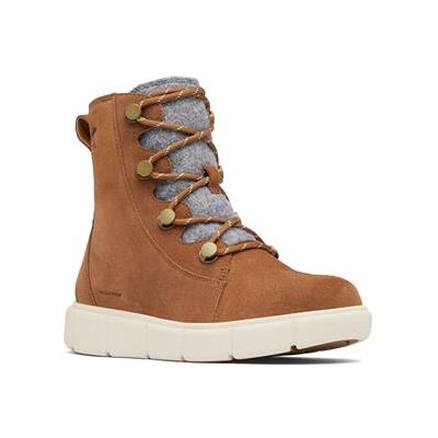 Columbia Sportswear Sorel Explorer III Joan WP Womens, Velvet Tan / Chalk 36 Columbia Sportswear Sorel Explorer III Joan WP Womens, Velvet Tan / Chalk 36