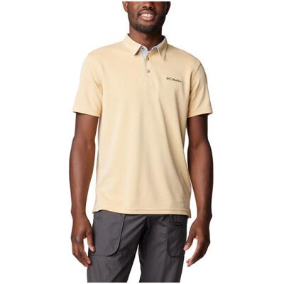 Columbia Sportswear Columbia Nelson Point Polo Mens, Light Camel Columbia Sportswear Columbia Nelson Point Polo Mens, Light Camel