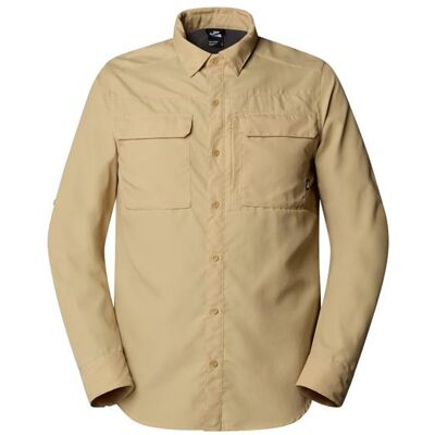 The North Face Mens L/S Sequoia Shirt, Khaki Stone / NPF M The North Face Mens L/S Sequoia Shirt, Khaki Stone / NPF M