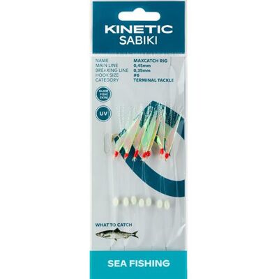 Kinetic Sabiki Maxcatch Rig Kinetic Sabiki Maxcatch Rig