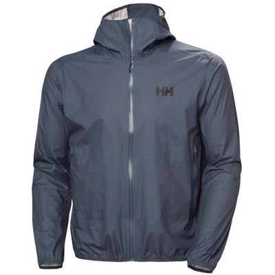 Helly Hansen Mens Verglas 2.5L Fastpack Jacket, Alpine Frost L Helly Hansen Mens Verglas 2.5L Fastpack Jacket, Alpine Frost L