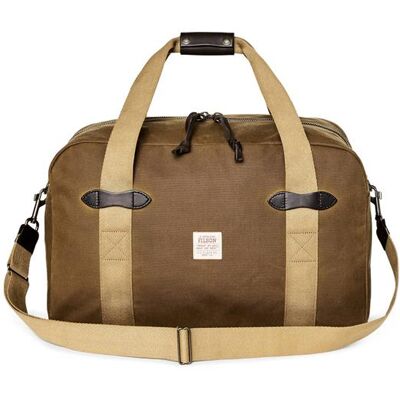 Filson Tin Cloth Medium Duffle Bag, Dark Tan 38 Filson Tin Cloth Medium Duffle Bag, Dark Tan 38
