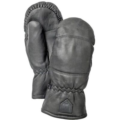 Hestra Leather Box - Mitt, Black Str. 9 Hestra Leather Box - Mitt, Black Str. 9