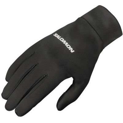Salomon Tech Softshell Gloves, Deep Black Salomon Tech Softshell Gloves, Deep Black