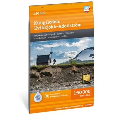 Calazo Kungsleden: Kvikkjokk-Adolfström 1:50000 Calazo Kungsleden: Kvikkjokk-Adolfström 1:50000