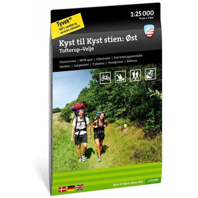 Calazo Kyst til Kyst Øst - Tofterup-Vejle 1:25000 Calazo Kyst til Kyst Øst - Tofterup-Vejle 1:25000