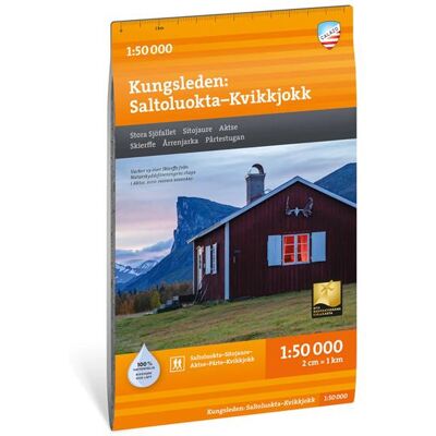 Calazo Kungsleden: Saltoluokta-Kvikkjokk 1:50000 Calazo Kungsleden: Saltoluokta-Kvikkjokk 1:50000