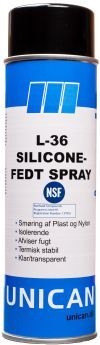 Siliconefedt spray NSF H1 L-36 500ml UNICAN Siliconefedt spray NSF H1 L-36 500ml UNICAN