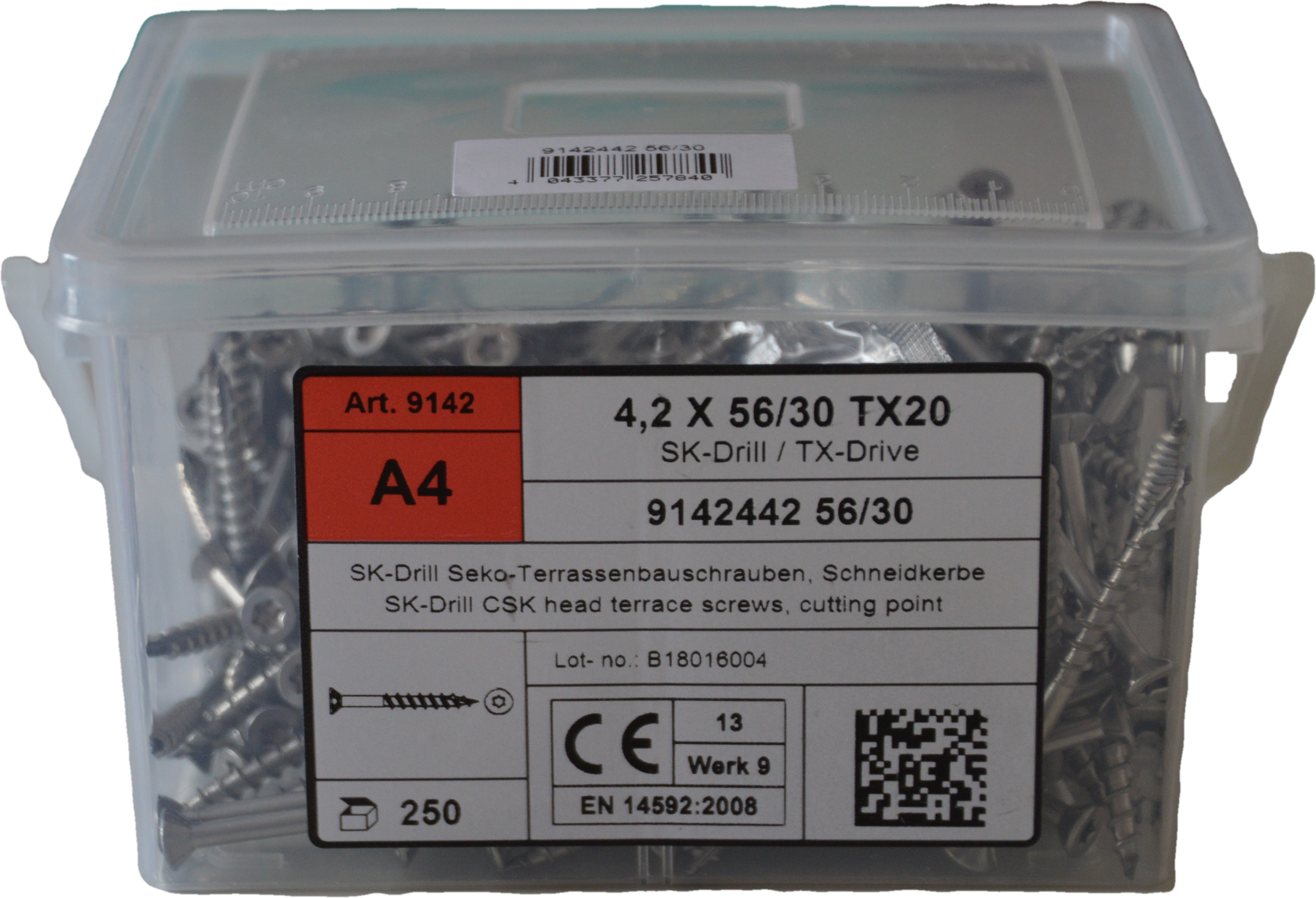 Terasseskrue A4 250Stk. Terasseskrue A4 250Stk.