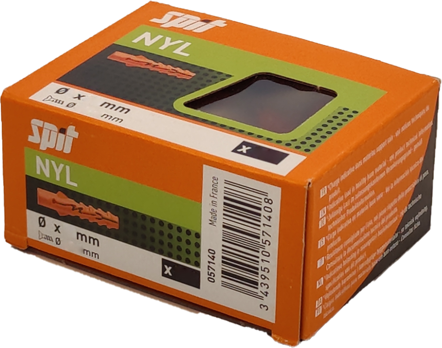 Dybel nylon 6x30 100stk. Spit Dybel nylon 6x30 100stk. Spit