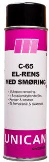 El-rens med smøring C-65 500ml UNICAN El-rens med smøring C-65 500ml UNICAN