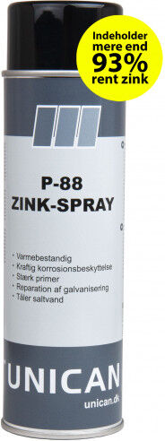 Spray Zink-Spray 500ml P-88 Unican Spray Zink-Spray 500ml P-88 Unican
