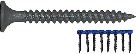 1000stk. på bånd 3,5x25 NKT Gips-skrue til stål sortfosfateret PH