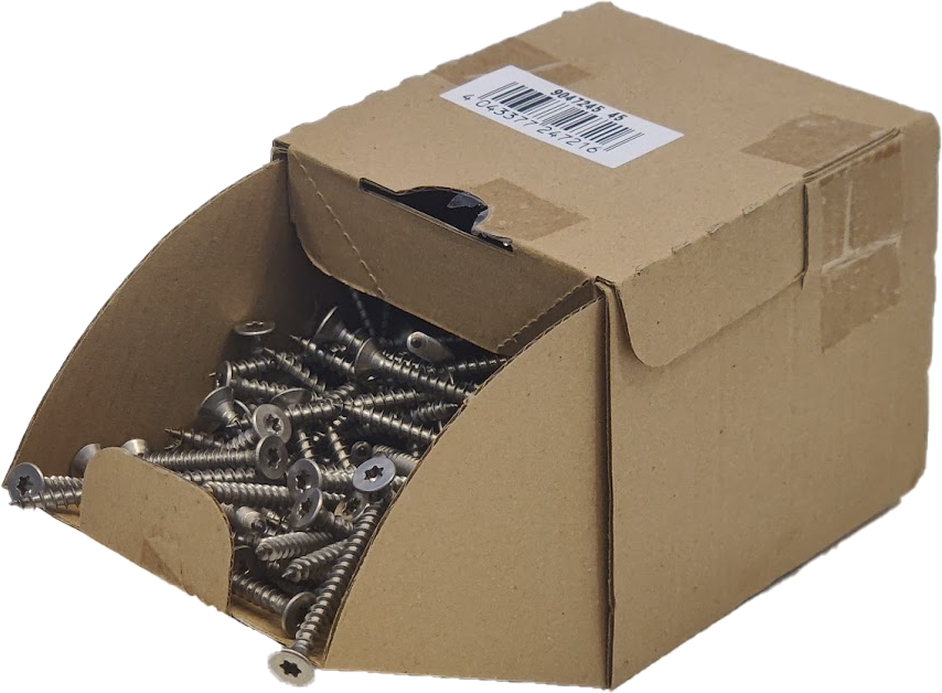 Spånskrue 3x35 500Stk. Rustfri A2 Spånskrue 3x35 500Stk. Rustfri A2