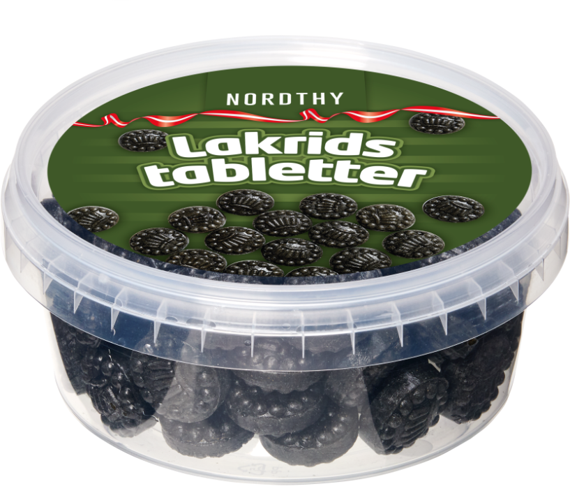 Lakridstabletter 180 gr Nordthy Lakridstabletter 180 gr Nordthy