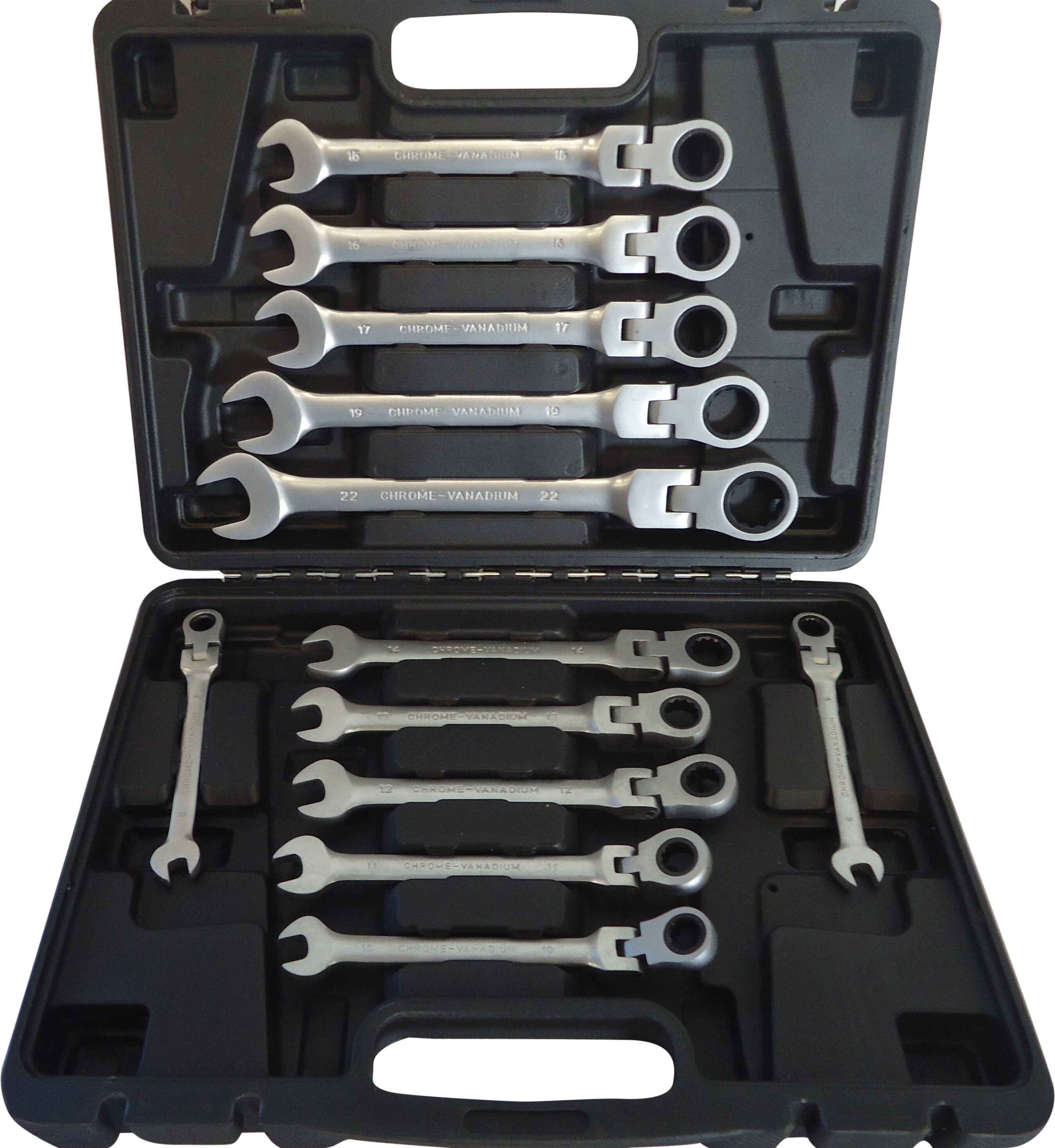 Ringskraldenøglesæt 8-22 med led Ringskraldenøglesæt 8-22 med led