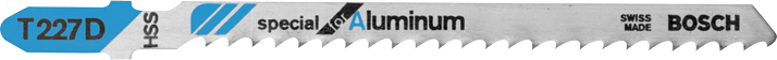 Bosch Stiksavklinge Bosch T227D a 5 stk f/aluminium Bosch Stiksavklinge Bosch T227D a 5 stk f/aluminium