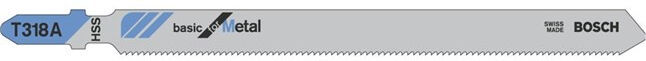 Bosch Stiksavklinge Bosch T318A a 5 stk f/ metal og aluminum Bosch Stiksavklinge Bosch T318A a 5 stk f/ metal og aluminum