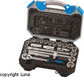 Topnøglesæt 1/2" 25 dele Ferax Topnøglesæt 1/2" 25 dele Ferax