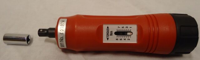 Momentskruetrækker 1-8 Nm 1/4" Momentskruetrækker 1-8 Nm 1/4"