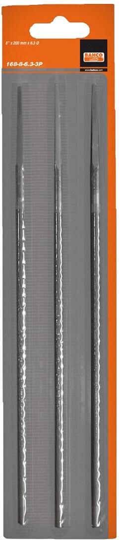 kædesavfil 4,8 mm 3 stk. u/hæfte Bahco kædesavfil 4,8 mm 3 stk. u/hæfte Bahco
