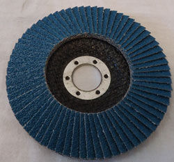 Lammelskive Ø125 Korn 80 Zirkon Rhodius Lammelskive Ø125 Korn 80 Zirkon Rhodius