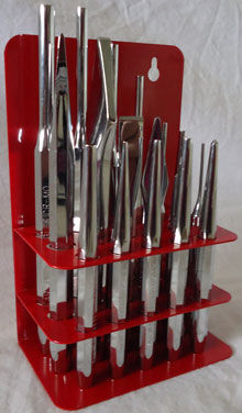 Splituddriversæt 17dele i metal holder Splituddriversæt 17dele i metal holder