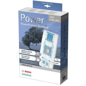 Bosch Ingenius ProSilence 59 BGL8SIL3 støvsugerposer Mikrofiber (5 poser, 1 filter)