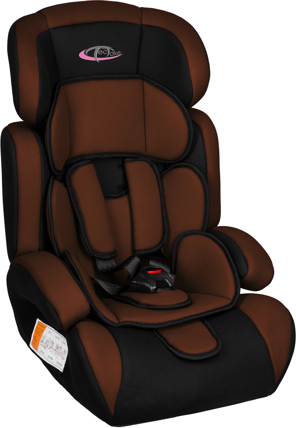 tectake Autostol 9-36kg inkl. ekstra polstring - sort/brun tectake Autostol 9-36kg inkl. ekstra polstring - sort/brun