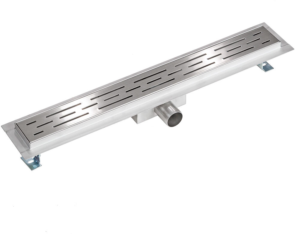 tectake Gulvafløb i rustfrit stål m. vandlås - 60 cm tectake Gulvafløb i rustfrit stål m. vandlås - 60 cm