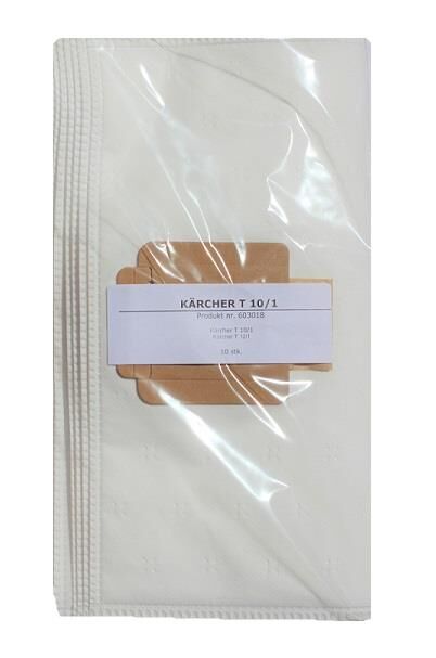 Kärcher T10/1, T12/1 Støvsugerposer - 10 Pak Kärcher T10/1, T12/1 Støvsugerposer - 10 Pak