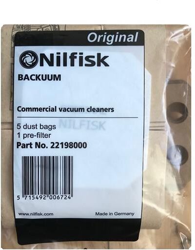 Nilfisk Backuum Støvsugerposer Original Nilfisk Backuum Støvsugerposer Original