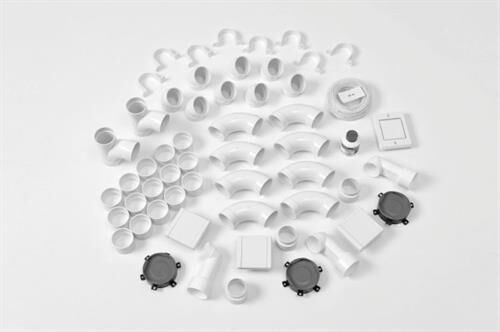 Nilfisk Fittingpakke Med 3 Sugekontakt Samt Rør Til Centralsug Nilfisk Fittingpakke Med 3 Sugekontakt Samt Rør Til Centralsug