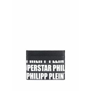 Philipp Plein MEN'S MVG0260PLE004N0201LEATHER CARD HOLDER Sort ONESIZE