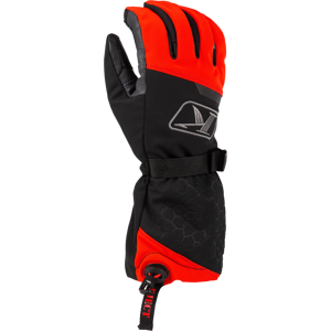 KLIM Handsker  Powerxross Gauntlet, Sort/Fiery Rød