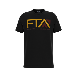 FTA T-Shirt  Full Throttle Premium, Sort/Guld  2XL