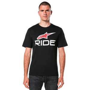 Alpinestars T-Shirt  Ride 4.0 CSF, Sort/Hvid/Rød